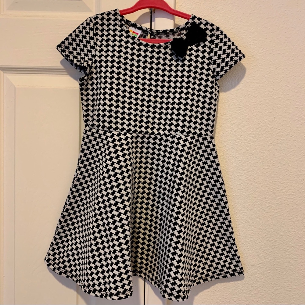 Girls Houndstooth Dress